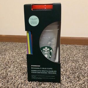 Starbucks color changing cold cups